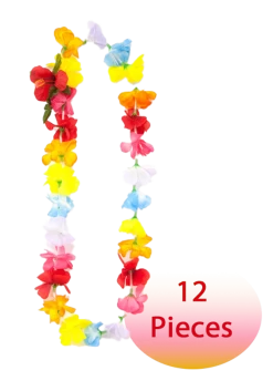 Silk Floral Lei Gift Set