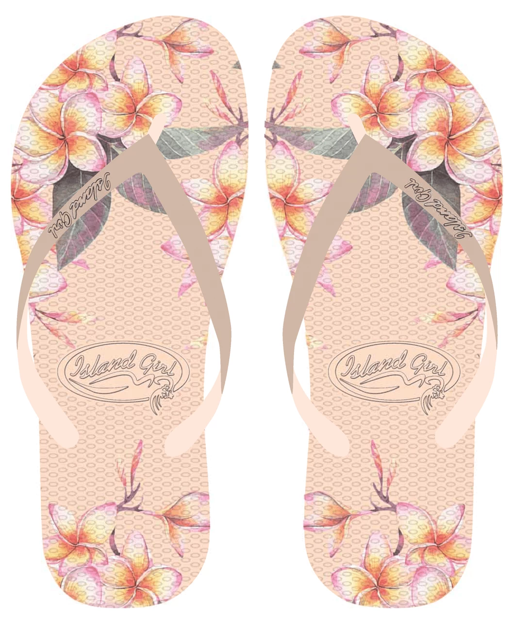 Island Girl® Slippers - Plumeria: Blush