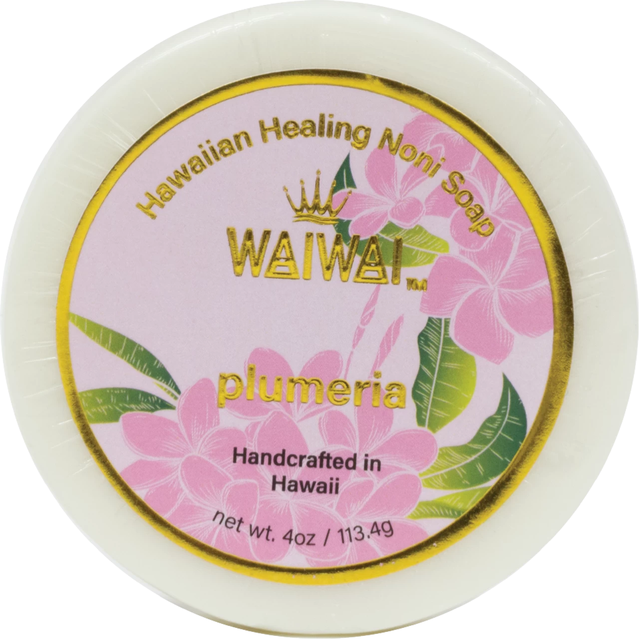 WaiWai Noni Soap 4oz: Plumeria