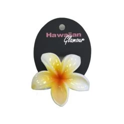 Solid Color Large Jaw Style Hair Clip: White