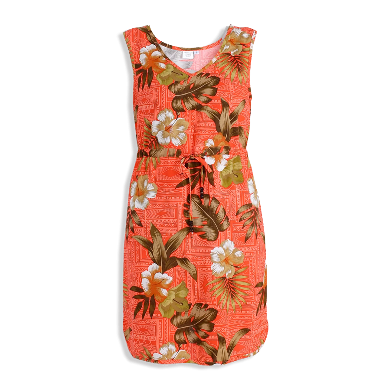 Aloha DRESS - Brick Floral - Image 2