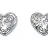 Moana Collection Sterling Silver Earring Stud: Heart
