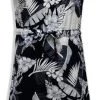 Aloha DRESS - Navy With Cream Floral