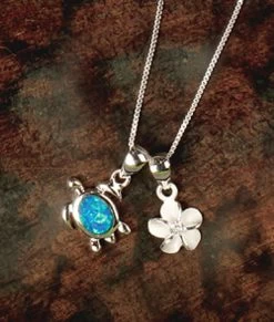 Island Opals® Double Charm Necklace
