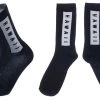 Robin Ruth® Hawaii Men's Crew Socks - Black & White Hawaii