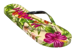 Robin Ruth® Ladies Hawaii Slippers - Floral Paradise