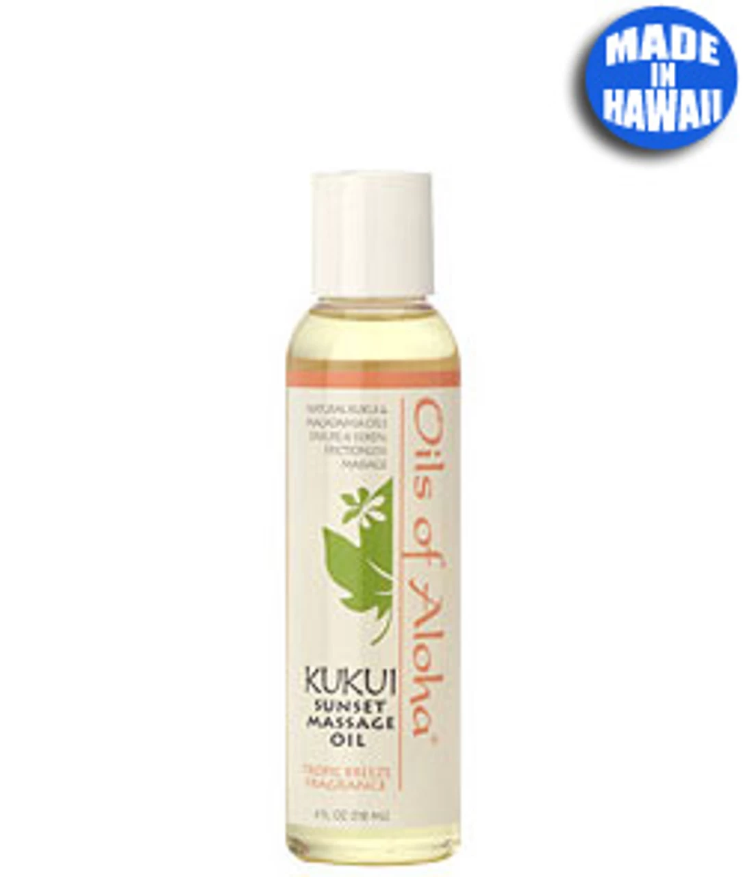 Sunset Massage Kukui Nut Oil 4oz By Oils Of Aloha