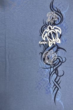 Hawaiian Performance Surfwear® - Tribal Honu: Blue